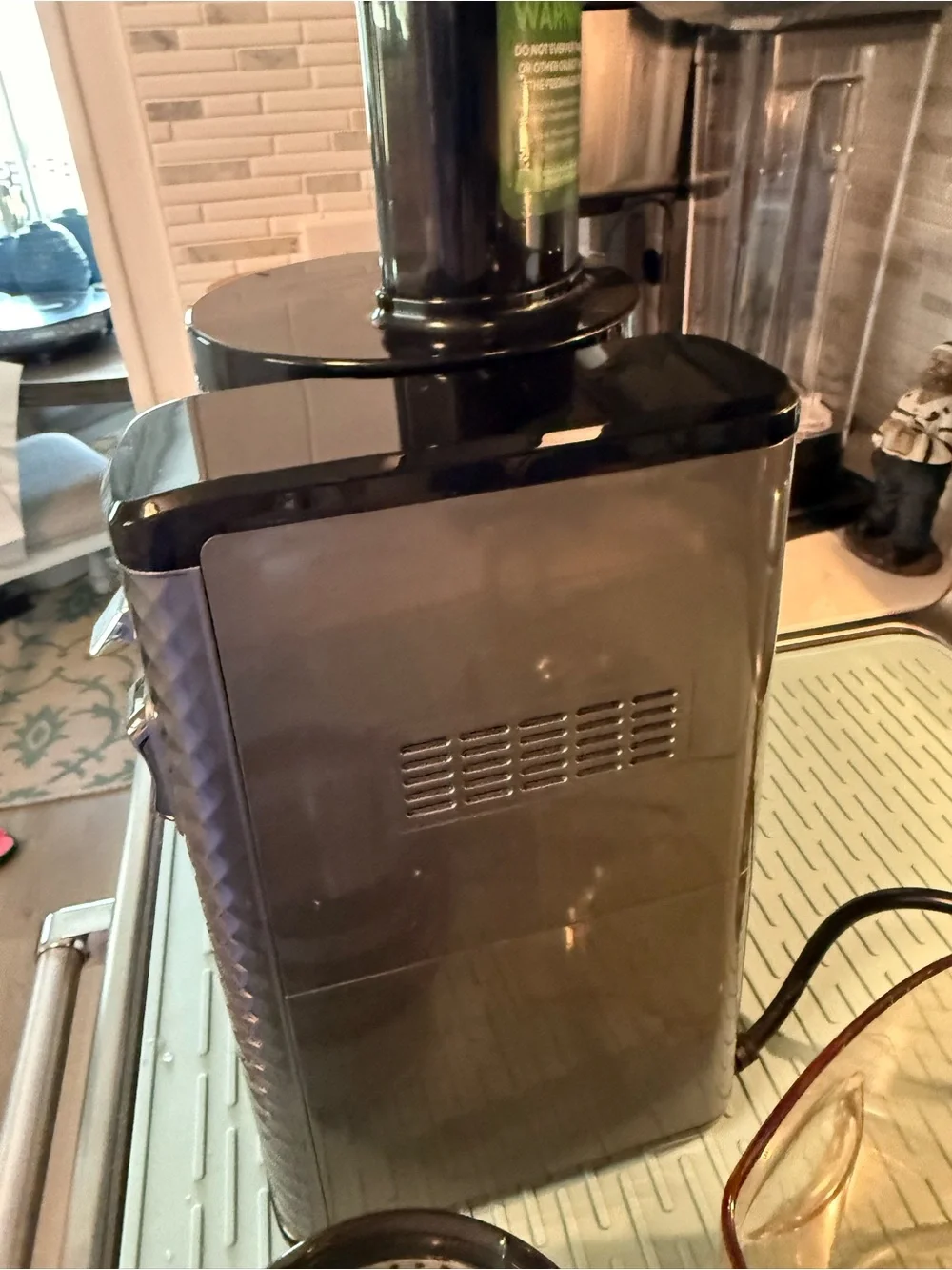 Nama SJ100 Cold Press Juicer 150W Silver/Black w/ Container, Filter, Strainer